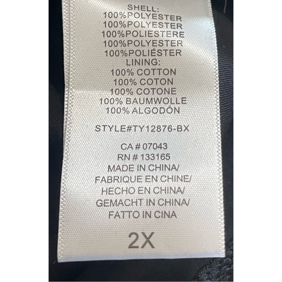 Anthropologie Anne Marie Black Lace Top NWT SZ 2X - Picture 9 of 15